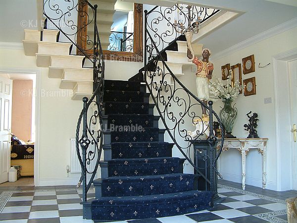 Wrought Iron Stair Balustrade,Somerset